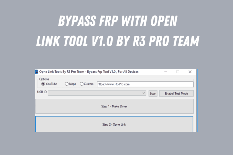 FRP with Open Link Tool V1.0 by R3 Pro