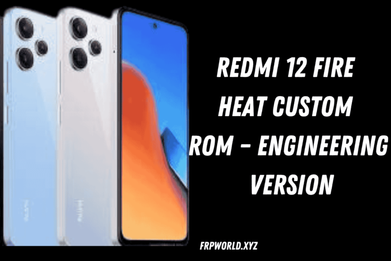 Redmi 12 Fire Heat Custom ROM